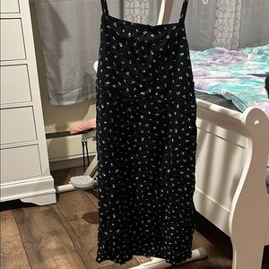 Cat & Jack Black Floral Kids Formal Dress